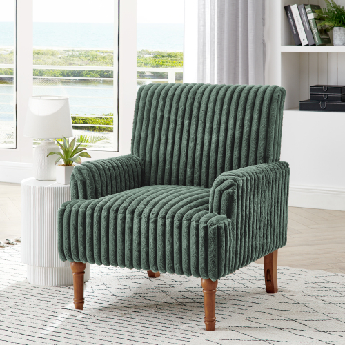 Army Green + Wood+Fabric + 1 Seat