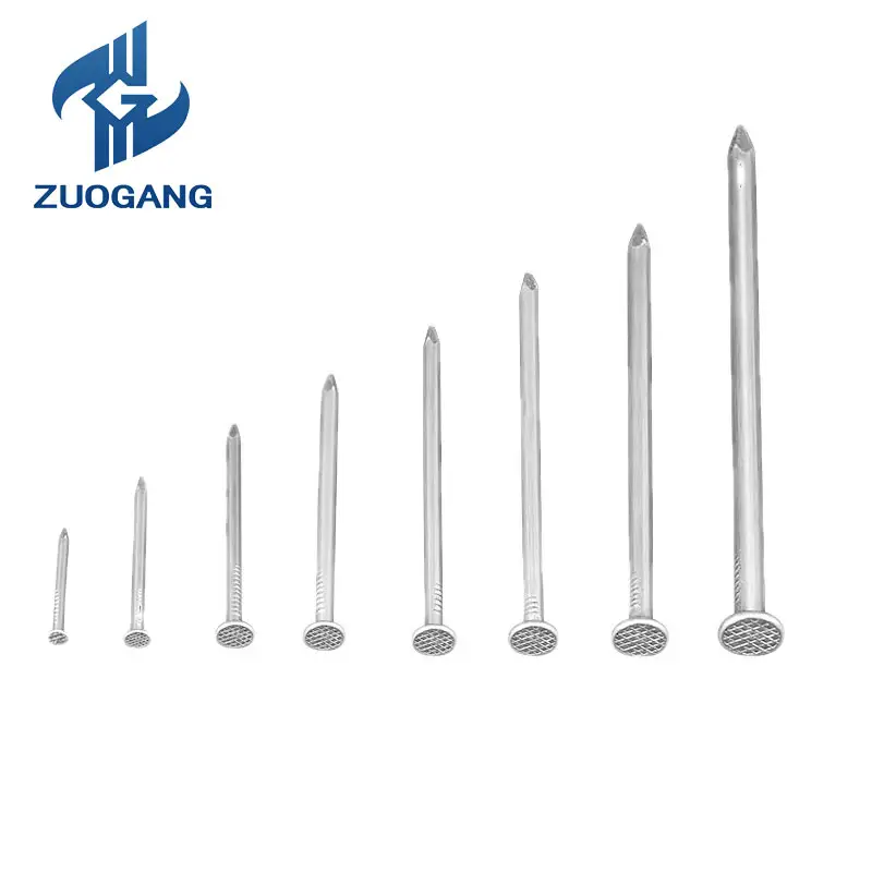 Zuogang Wholesale Furniture Hardware Custom Steel Concrete Coil Common Roofing Nailes Framing Nail