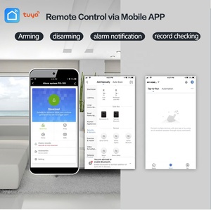 Automatización del hogar inteligente Aplicación móvil Control LCD Red dual Tuya Wifi GSM GPRS Sistemas de alarma de seguridad inalámbricos para el hogar - Product Image 4