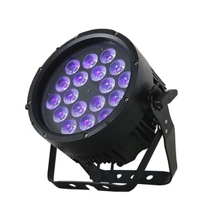 Uzaktan kumanda ile 18X10W RGBW 4in1 IP65 düz Par ışık - Product Image 1