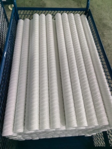 China Spun Cartucho Filtro 20x25 5 Micron PP Cuerda Herida Filtro Cartucho Máquina Fabricación - Product Image 3