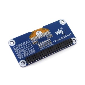 Cappello con display OLED da 1.3 pollici per Raspberry Pi 2B/3B/3B/Zero/Zero W,128x64 pixel, SPI, interfaccia I2C, controller incorporato PCB personalizzato