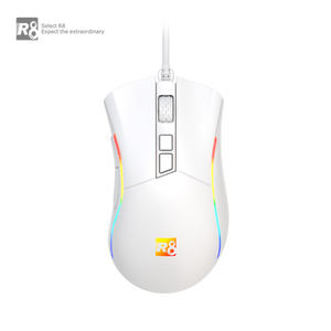 All'ingrosso semplice stile ergonomico RGB USB cablato 7 pulsanti Mouse da gioco programmabile 1200-7200 DPI - Product Image 2