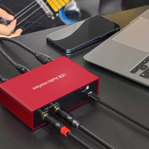 Interfaz personalizable de alta calidad Audio Studio Xlr Pro 2i2o Irig2 Interfaz de audio Mezclador de grabación de estudio Tarjeta de sonido Usb - Product Image 3