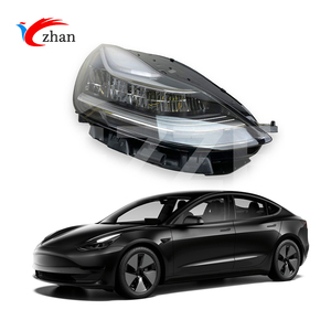 Jifuqi อะไหล่รถยนต์ระบบไฟส่องสว่างรถยนต์สำหรับ2017-2020 Tesla รุ่น3 Y 1077372-00-L ไฟหน้า LED ด้านหน้าขวา - Product Image 1