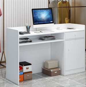 Mostrador de recepción moderno pequeño y simple para peluquería, Mostrador de bar, Mostrador de caja registradora, tienda para salones de belleza - Product Image 4