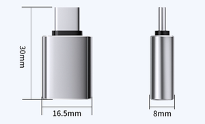 C型至<span class=keywords><strong>USB</strong></span> <span class=keywords><strong>3.0</strong></span> OTG适配器连接器<span class=keywords><strong>USB</strong></span> a公头至<span class=keywords><strong>USB</strong></span> C型母适配器转换器，用于笔记本电脑手机数据传输