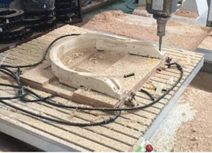 Suntec Coffin Casket Irregular Wood <strong>Shape</strong> Curved <strong>Shape</strong> Making Five Axis Machine Center Bending Wood MDF Chairs Making 5 Axis - Product Image 5