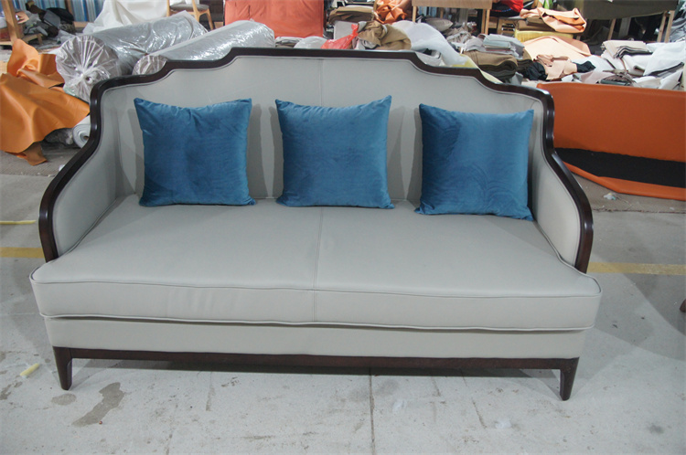 Italian Style Living Room Leather Sectional Luxury Modern Sofa Set Chaise longue Sofa set