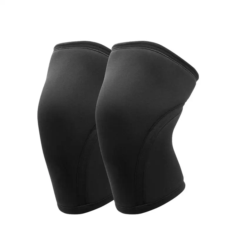 Aolikes 7mm 네오프렌 슬개골 무릎 중괄호 지원 역도 및 파워 리프팅 및 스쿼트 및 농구 압축 무릎 슬리브