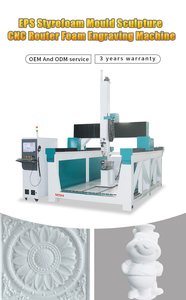 Venta directa CNC enrutador carpintería 3D 4 ejes 1325 1530 madera acrílico PVC máquina de grabado para publicidad y molde - Product Image 6