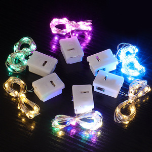 LED Copper Wire <strong>String</strong> <strong>Light</strong> 3-Function Flashing Mode Button Battery Box Led Decorative Serial <strong>Lights</strong> Holiday <strong>Light</strong> - Product Image 1