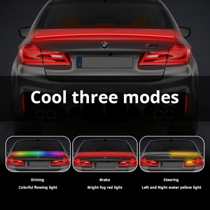 Yosovlamp แถบไฟ LED ให้ความสว่างสูง, แถบไฟคาร์บอนไฟเบอร์ไฟเบรกท้ายปีกรถ Versa Tucson City Model Car modification - Product Image 2
