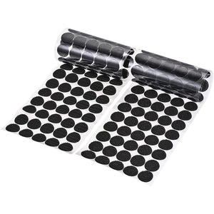 Cinta de velcro para uso doméstico, transparente, troquelado, redondo, de nailon, autoadhesivo, círculo, gancho y puntos de bucle - Product Image 6