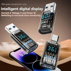 จอแสดงผลดิจิตอลอะแดปเตอร์ USB3.2เป็น Type C ชาร์จได้อย่างรวดเร็วตัวแปลงการถ่ายโอนข้อมูลตัวผู้ไปยังตัวเมียอะแดปเตอร์ USB สำหรับพีซีแล็ปท็อป - Product Image 2