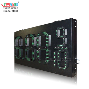 Kunden spezifische LED-Gaspreis Bildschirm Werbung Player 7 Segmente Preis anzeige LED Öl Tankstelle Zeichen mit RF-Fernbedienung - Product Image 6