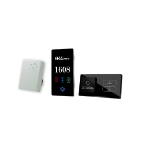 Retro tarzı su geçirmez RF kimlik dokunmatik Panel ile akıllı otel odası sistemi alüminyum malzeme IP66 teller ağ DND özelliği - Product Image 1