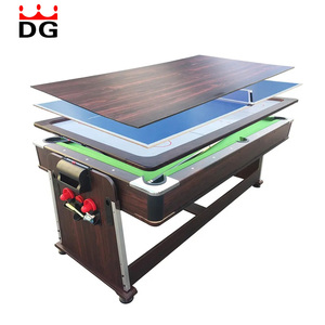 库存7英尺3合1组合多功能游戏桌/台球/家用餐桌 - Product Image 1