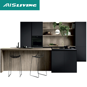 Mauritius Miếng Dán Tủ Bếp Truyền Thống Bằng Composite Miếng Lắc Tủ Bếp Màu Đen Bóng Trực Tiếp Từ Trung Quốc - Product Image 4