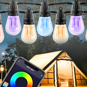 IP68 Multifunktion sparty mit festlichen Glühbirnen Weihnachts dekoration LED-Licht RGB String Glühbirne Geeignet für Camping - Product Image 3