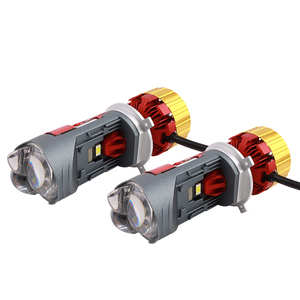 มินิ LED โปรเจคเตอร์ H4เลนส์6500K Bi LED โปรเจคเตอร์180W 24000LM สว่างมากไฟสูงต่ำไฟหน้า LED - Product Image 5