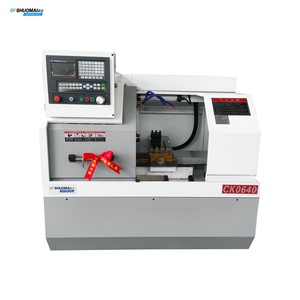 Controllo del programma CNC compatto piccolo tornio orizzontale CNC centro macchina CK0640 prezzo economico