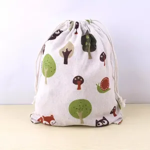 Custom Printing <strong>Pattern</strong> Small Durable Gift <strong>String</strong> <strong>Bag</strong> Small Cotton Drawstring <strong>Bag</strong> - Product Image 2