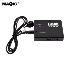 1080P <strong>HDMI</strong> Switcher <strong>HDMI</strong> <strong>Switch</strong> 3 in 1 Out Converter Box Support HDTV Full HD
