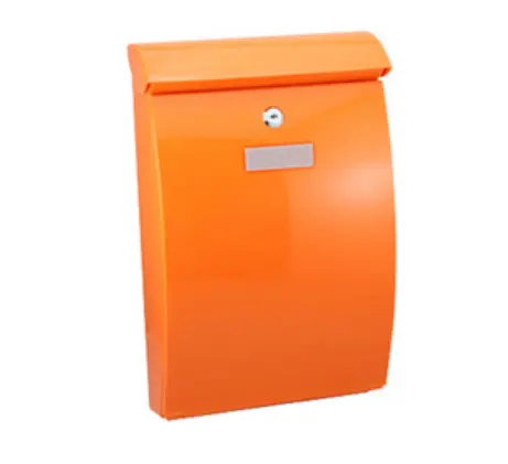 Caixa de plástico com travamento para correio, caixa de jornais com letras para correio, cor personalizada de fábrica, PP de plástico seguro moderno e personalizado