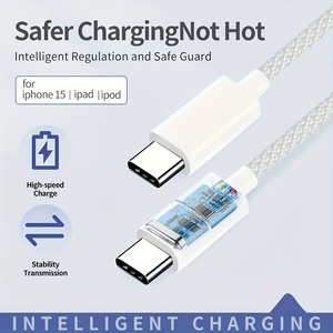 สายชาร์จ USB C เป็น USB C สาย USB C 60W สําหรับการชาร์จ Apple สําหรับ iPhone 15, IPad Pro, Air5, MacBook Air - Product Image 5