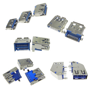OEM 2 5 8 12针USB 2.0 3.0类型B C垂直90 180度USB连接器 - Product Image 3