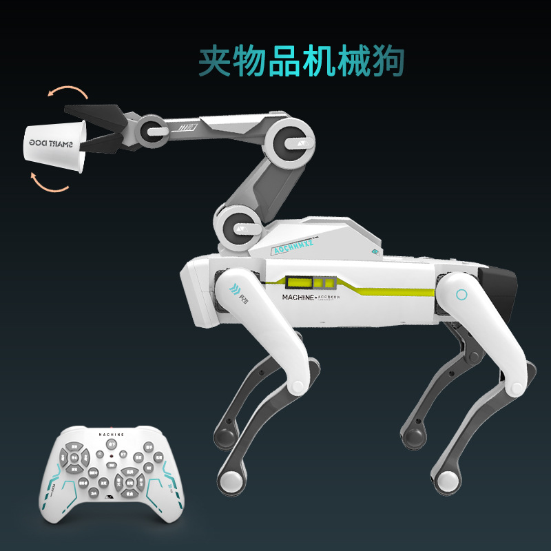 Cane Robotico Telecomandato con Intelligenza Artificiale - Modello White Clamp