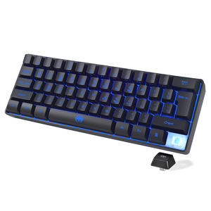 61-Key 2.4G Wireless RGB Backlit Game <strong>Keyboard</strong> with Optical Operation Blue Tooth Version - Product Image 5