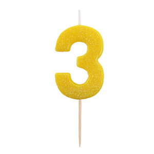 เทียนวันเกิดตัวเลข0-9สุขสันต์วันเกิดเทียนดิจิตอลสำหรับตกแต่งเค้ก - Product Image 4