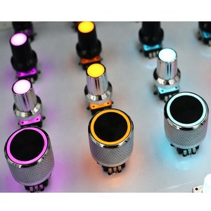 EC12L3 eingebaute RGB-LED-Anzeige beleuchtet grauen Code Druckknopf schalter Drehgeber - Product Image 1