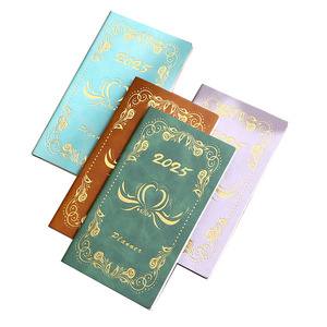 定制每日周记笔记本迷你pu皮革封面日记笔记本2025议程日记记事本 - Product Image 1