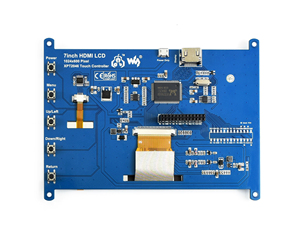 7 pollici LCD Waveshare Raspberry Pi Touchscreen 7 pollici resistivo Touch Screen LCD 1024x600 IPS lampone Pi Display - Product Image 4