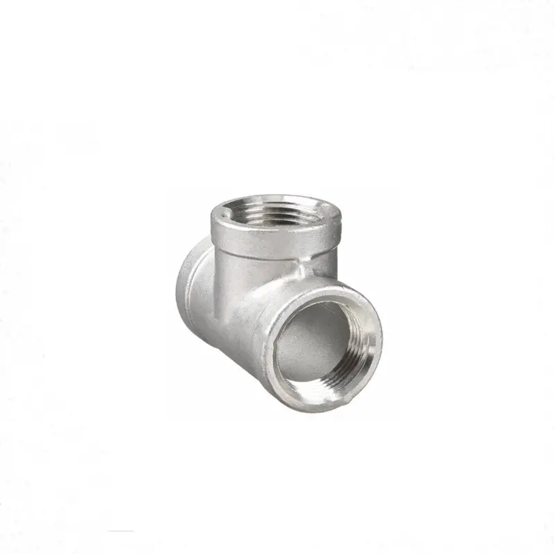 Fábrica OEM Metal Parte Custom Metal Cast Aço Inoxidável DIY Investimento Casting Pipe Fittings