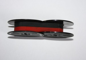 תואם SPOOL GR1 שחור/אדום מחשבון סרט מחסנית