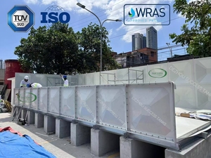 ถังเก็บน้ำ GRP แผงโมดูลาร์, ถังเก็บน้ำ FRP สำหรับ SMC สี่เหลี่ยม - Product Image 6