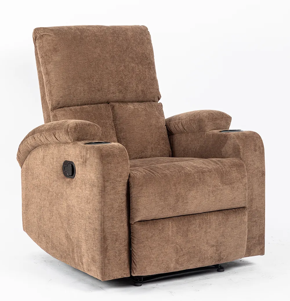 VANBOW trending products 2024 new arrivals velvet reclining armchair manual lever Recliner chair