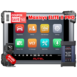 2024 Autel MaxiSys Elite II Pro New Version Scanner 2 Years Free Update DoIP&amp;CANFD J2534 ECU <strong>Programming</strong> <strong>Coding</strong> 38+ <strong>Services</strong> - Product Image 1