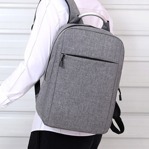 Bolsa de ordenador multifuncional para hombre, mochila simple e informal con carga USB, mochila ligera e informal para estudiantes