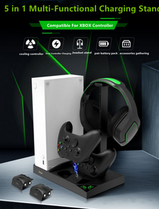 อุปกรณ์เสริมสำหรับเกม5 In 1,ที่วางอเนกประสงค์ควบคุมคู่ขาตั้งสำหรับชาร์จหูฟังและขาตั้งสำหรับ Xbox Series S คอนโซล - Product Image 6