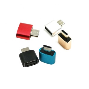适用于Macbook Pro小米mi 10迷你USB适配器C型OTG电缆转换器的USB C型OTG适配器快速USB 2.0至C型适配器 - Product Image 1