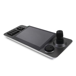 Yüksek hızlı PTZ Dome IP kameralar için 10.1 inç renkli LCD ekran ile dokunmatik ekran ve Joystick ile PTZ kamera denetleyicisi - Product Image 5