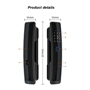 Serratura intelligente automatica per porta a battente in legno Tuya Smart Wifi o TTLOCK BLE serratura elettronica intelligente con codice di impronte digitali