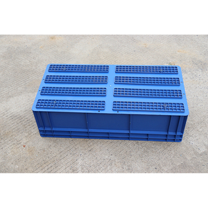LK EU4822 Caja sólida encajable Reciclable Plegable Estilo DE LA UE Contenedores de plástico PP Caja de almacenamiento de logística plegable - Product Image 5
