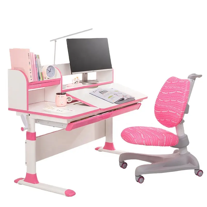 Vendita calda ergonomica MDF sedia da tavolo di studio per i bambini