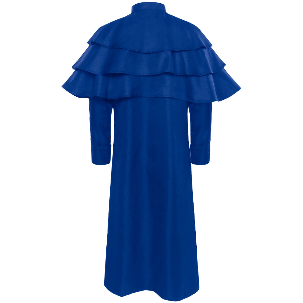Uniforme de prêtre superposé bleu